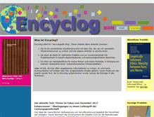 Tablet Screenshot of encyclog.com